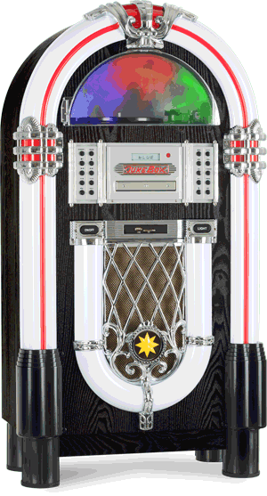 Beatfoxx GoldenAge 40s/50s Jukebox with LP, CD, USB, MP3
